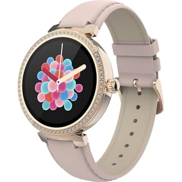 Connected Watch - Denver - SWC-342 - 1,4 tums skärm - Analog Display - Rosa färg