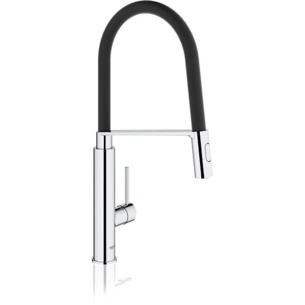 GROHE Concetto diskbänksblandare 31491000 - Professionell vridbar pip - 360° rotation - Temperatur- och flödesbegränsare - Grå