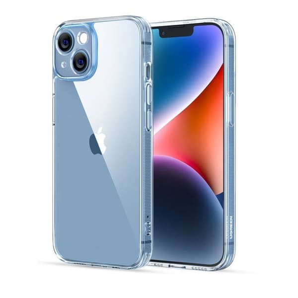 Skyddsetui - Joyroom - iPhone 14 Plus - Transparent - TPU - Flexibel svart