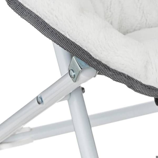 Fällbar stol räv 40x23cm vit - Atmosphera Inredningsdesigner Vit