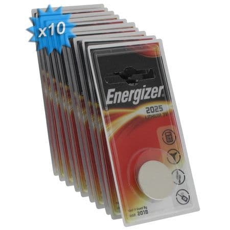 Batteri CR2025 3V Energizer i Lithium, 10-pack