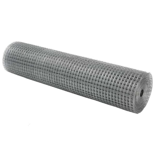vidaXL Stängsel i svetsad tråd Silver 42004874