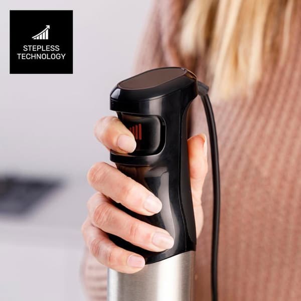Handmixer - TAURUS - Rocket Nero Inox - 1500W - Ergonomisk - Stänksäker