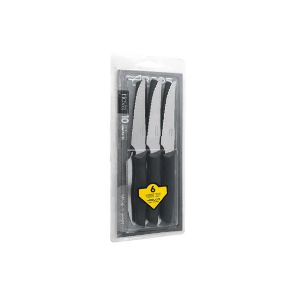 Arcos Nova Steak Knife Set - 6 delar 0,000000 Svart