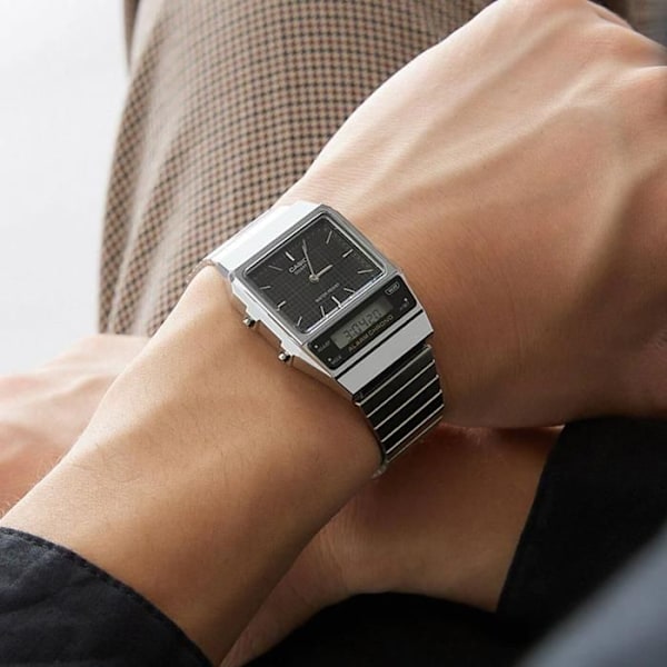 Casio CASIO Retro Vintage AQ-800E-1AEF Klocka Silvergrå