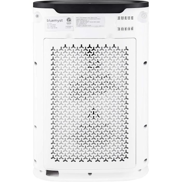 Bluemyst luftrening mot allergier og atmosfærisk pollen med HEPA-filter - Hvit - 32,8 x 18,2 x 50,3 cm