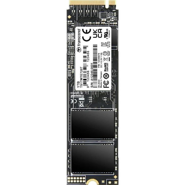 Transcend 1 TB intern PCIe SSD TS1TMTE720T-VS1