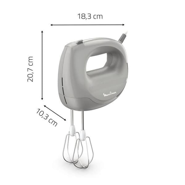 Moulinex Easy Max, Visp, Perfekt blandning, Peppar, HM262BF0 Peppar