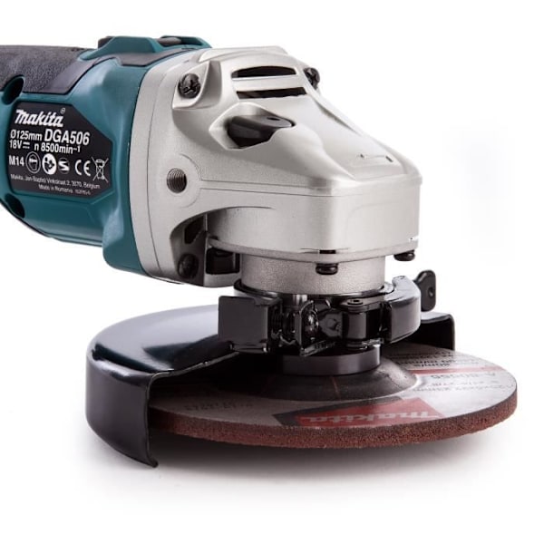 Sladdlös vinkelslip 18V 125mm - MAKITA - DGA506Z - Metall - Vanlig blått och svart