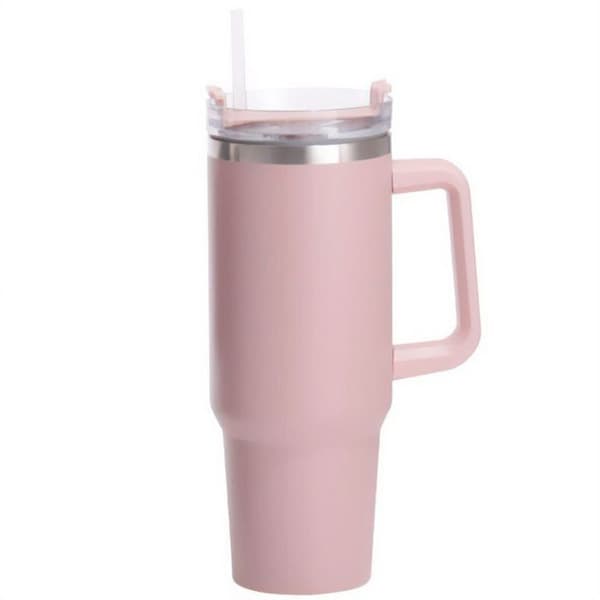 Isolerad mugg - BASIC - Mazagran - Rostfritt stål - 1,2 l - Rosa