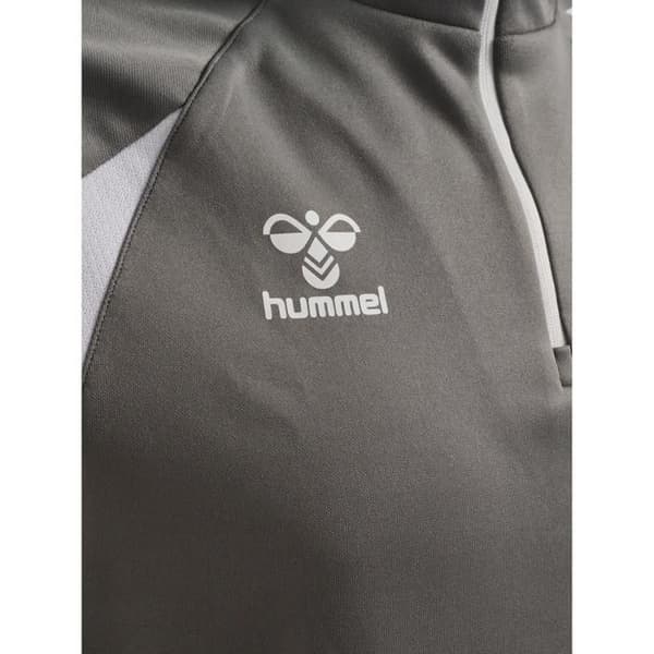 Hummel Core 2.0 träningströja med halv dragkedja - stålgrå/vit stålgrå/vit jag