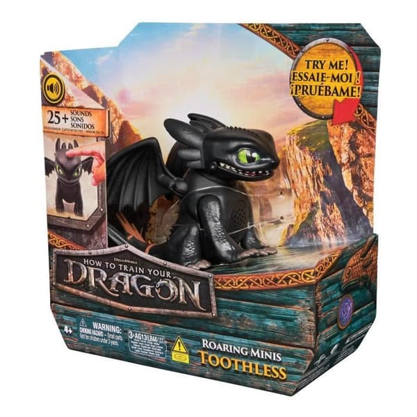 SPIN MASTER MINI DRAGON INTERAKTIV KROKMOU Dragons Filmen Flerfärgad