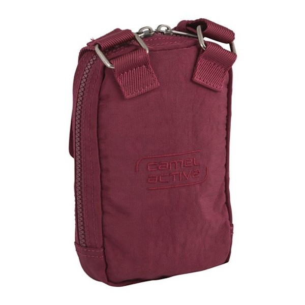 Axelväska med axelband - camel active - Journey Cross Bag XS - Vinröd - 100% polyester - 130 g rödvin