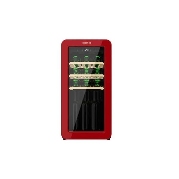 Vinkyl - CECOTEC - Bolero GrandSommelier Origin 18 - 18 flaskor - NoFrost - Röd