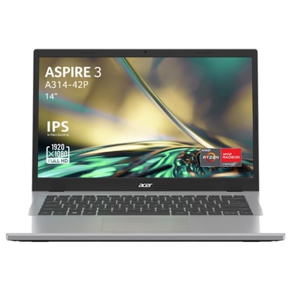 Acer Aspire A314-42P-R05X WUXGA 14" Bärbar PC AMD RYZEN 7 5700U RAM 16 GB DDR4 SSD 512 GB AMD RADEON GRAPHICS