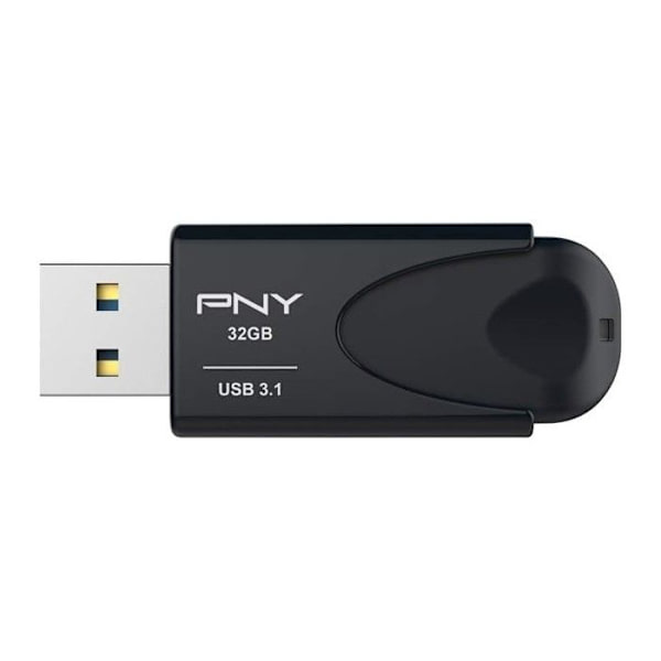 Flashminne - ATTACH - 4 3.1 - 32 Go - USB 3.1 - Svart