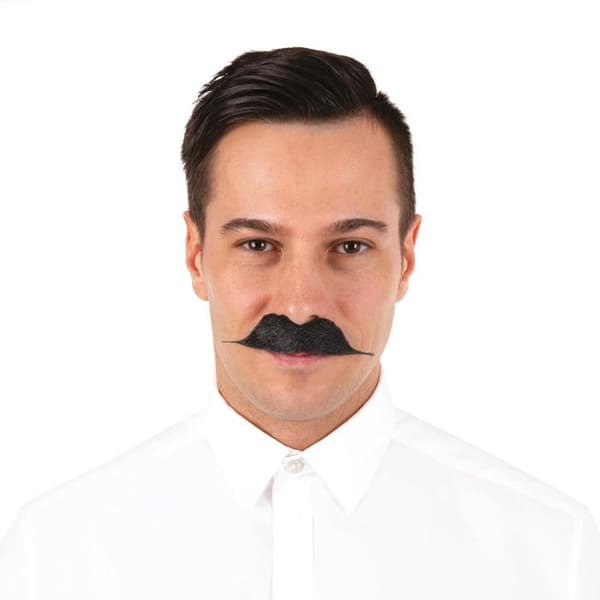 MUSTASCH HERRE - NOIR Svart