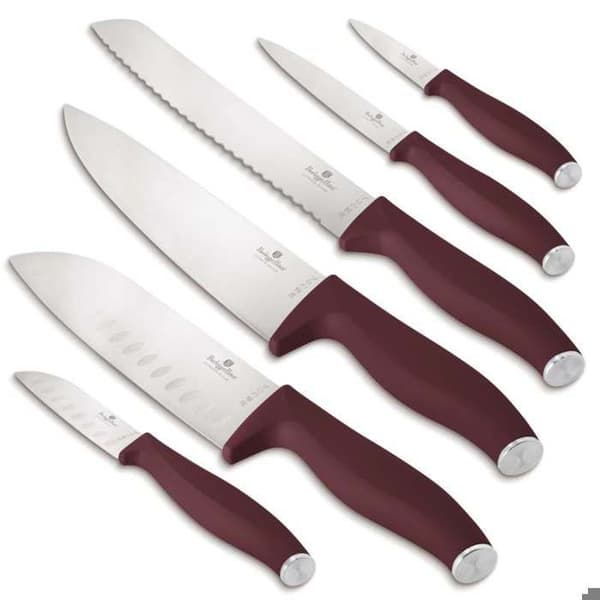 Set med knivar i rostfritt stål 6 st Leonardo Collection - BERLINGERHAUS