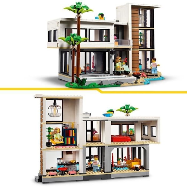 LEGO® Creator 31153 Modernt hus - Bygg in i en 3-våningsbyggnad eller stuga