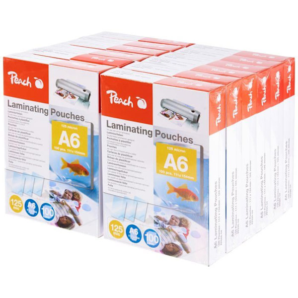 Plast för Peach-laminator