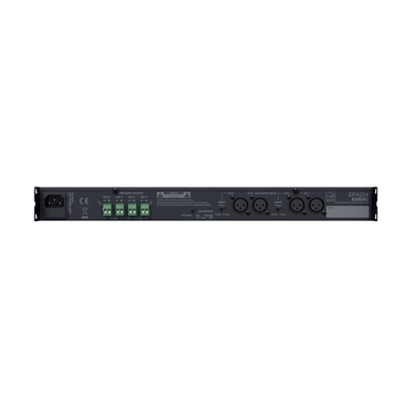 AUDAC EPA254 effektförstärkare - 4,0 kanaler - 250 W - D - 0,1 % - 90 dB
