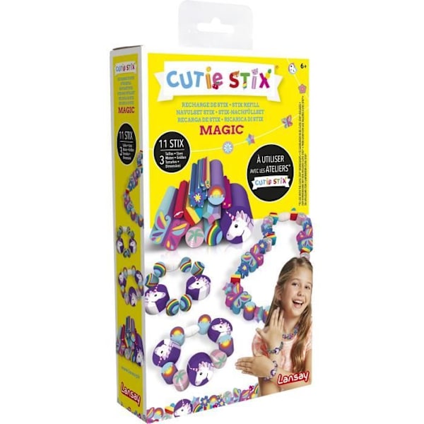 CUTIE STIX - LANSAY - Magisk refill - För att skapa smycken och dekorationer - Från 6 år