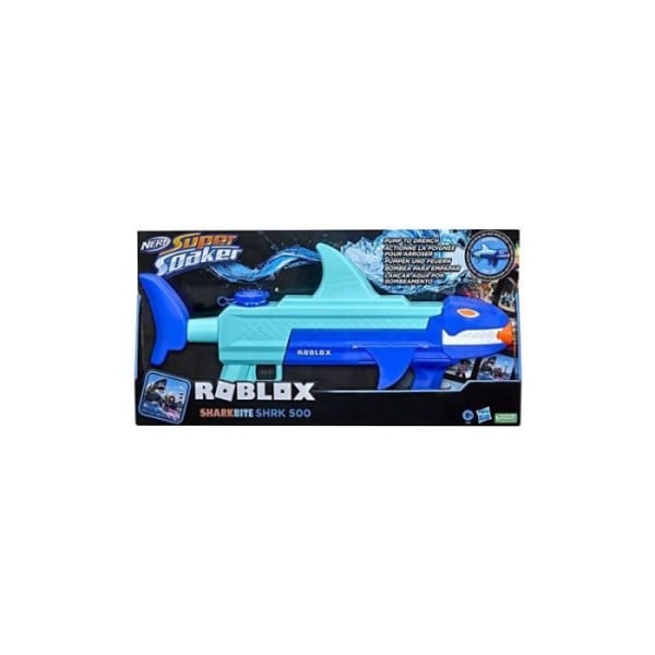 Nerf Nerf Super Soaker Roblox SharkBite SHRK 500 Utomhusspel, Flerfärgad