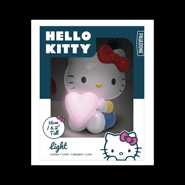 Lampa - PALADONE - HELLO KITTY - LED - Rosa - Barn