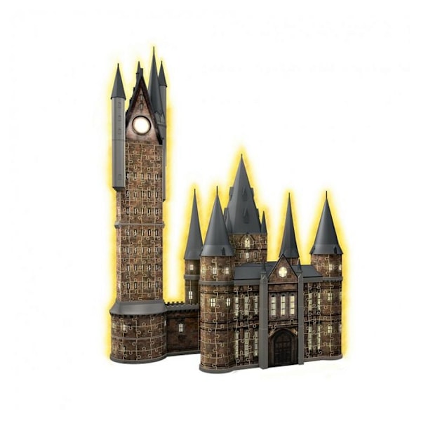Pussel 3d slottet Hogwarts Flerfärgad