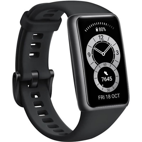 HUAWEI Band 6 - Connected klocka - 1,47" FullView AMOLED-skärm - Svart
