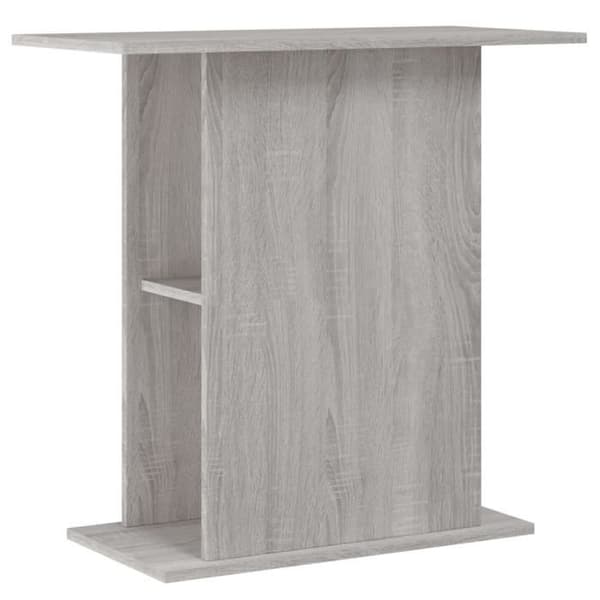 vidaXL Stödsystem för akvarium sonoma grå 36x75x72,5 cm ingenjörs trä 833653