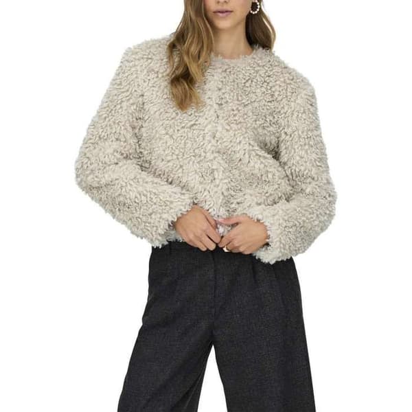 Sherpa väst beige jag