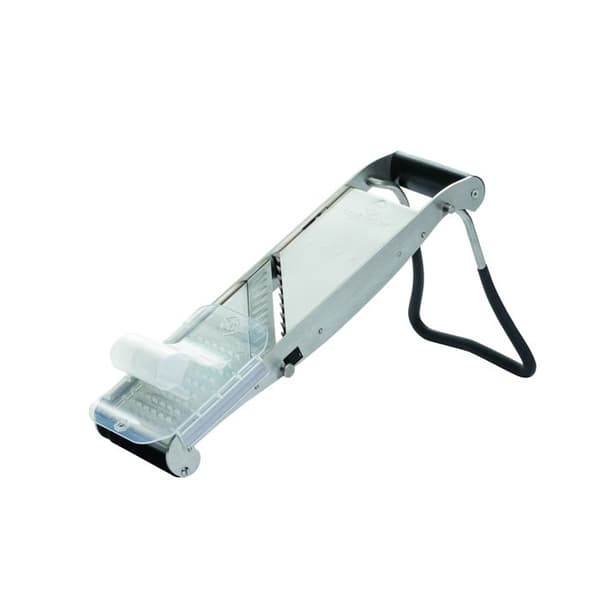 Tellier Mandolin Compact‑PRO INOX, THIERS anti‑klibbblad, skär 0,5–10 mm, bredd 95 mm