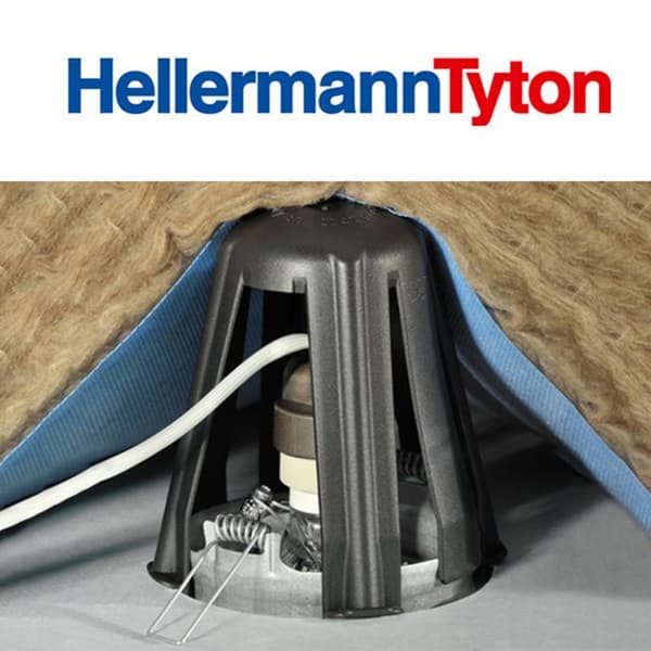 HellermannTyton Set med 6 skyddskåpor för infällda spotlights SpotClip-I