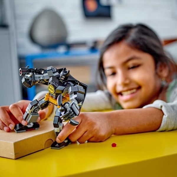 LEGO® Super Heroes DC 76270 Batman Mech Armor - Poserbar actionfigur Svart, gult och grått