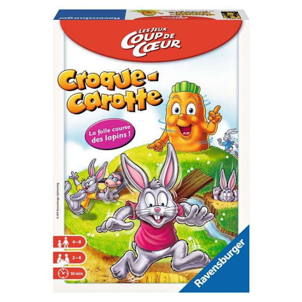 Croque Carotte äventyrsspel för barn - Ravensburger - Reseformat - Från 4 år Flerfärgad