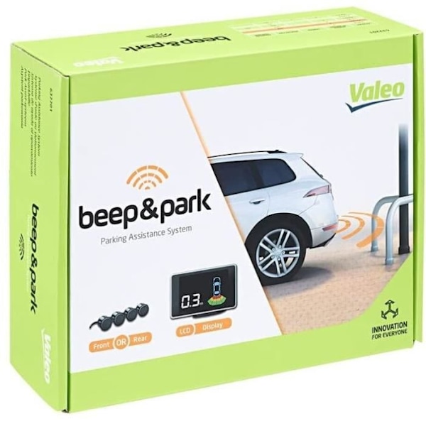 Backkamera - VALEO - 632201 - Kit n°2 Beep&Park 4 sensorer + LCD-skärm