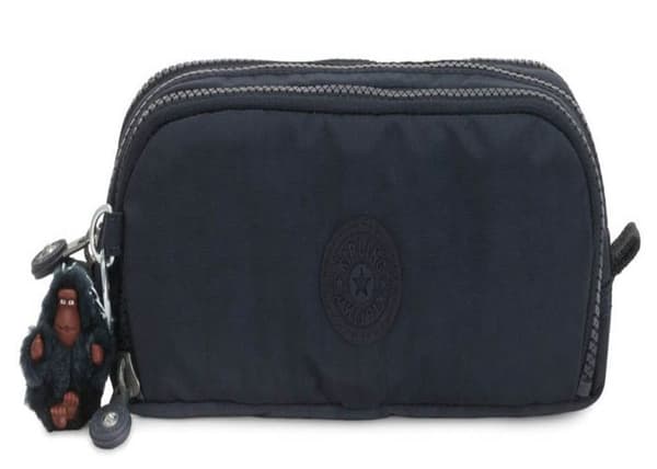 kipling blå pennfodral för kvinnor och män - Back To School Gitroy Pennfodral L True Blue Tonal 85886 blå