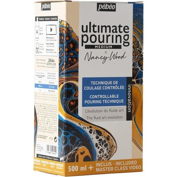 Coffret - Pébéo - Ultimate Pouring Médium - 500 ml - Komplett kit - Flödeseffekter