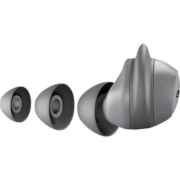 In-ear hörlurar - LINDY - LE400W - Bluetooth - Justerbar volym - Svettresistenta Grå