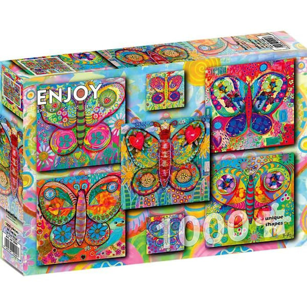 Pussel 1000 bitar: Fjärilar