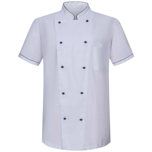 Misemiya - KZ-8501B - Kockjacka för män - Kockjacka för män - Hospitality Uniform -Ref.8501B Vit XXXXL