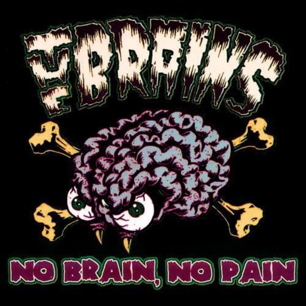 The Brains - No Brain No Pain - Grön/lila Haze Splatter [VINYL LP] Bonusspår, Färgad Vinyl, Grön, Lila