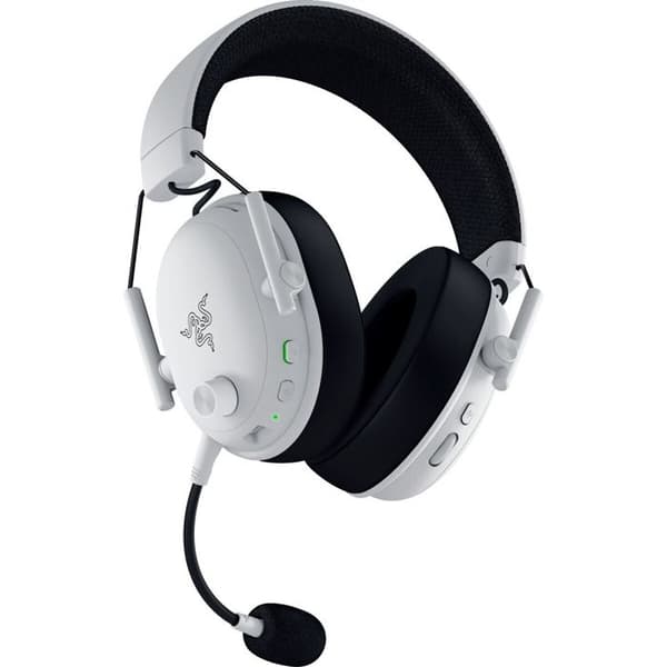 Razer BlackShark V3 White PC-hörlurar - Trådlös e-sport Vit
