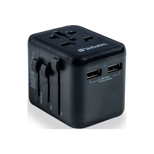 Verbatim UTA-03 Universal reseadapter - Vit - World to Europe