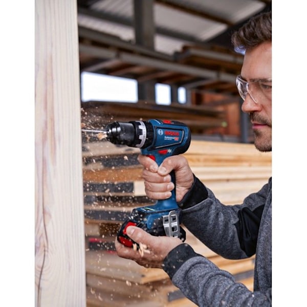 Slaginr/Skruvdragare - BOSCH - GSB 18V-90 C - 2 batterier 4Ah Procore - 2100 varv/min - 13 mm chuck