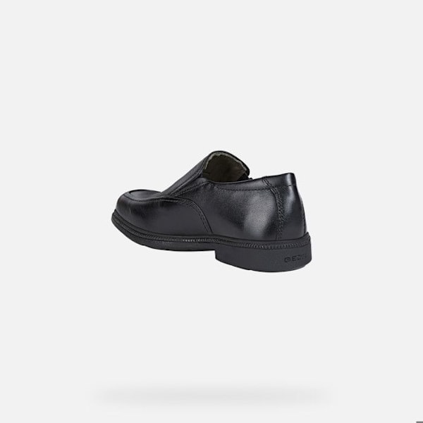 Moccasiner barn - Geox - Federico - Slät läder - Helt svart - Överlägsen komfort svart 34