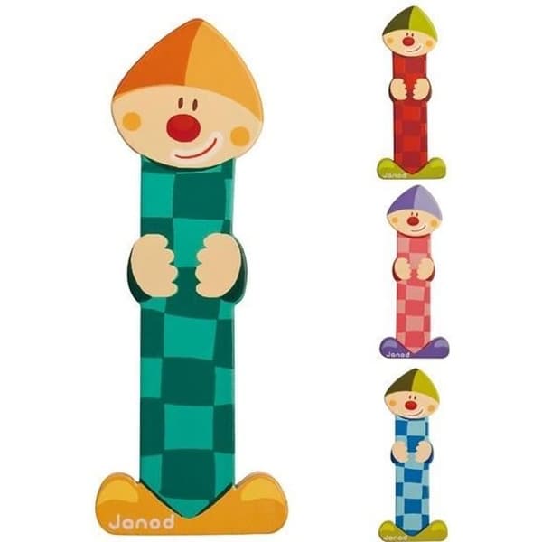 JANOD Dekorativ bokstav Clown I av trä
