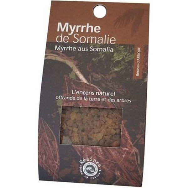 Naturligt rökelse i harts - FLORISENS - Somalisk myrra - 40g - Brun - Unisex kastanj