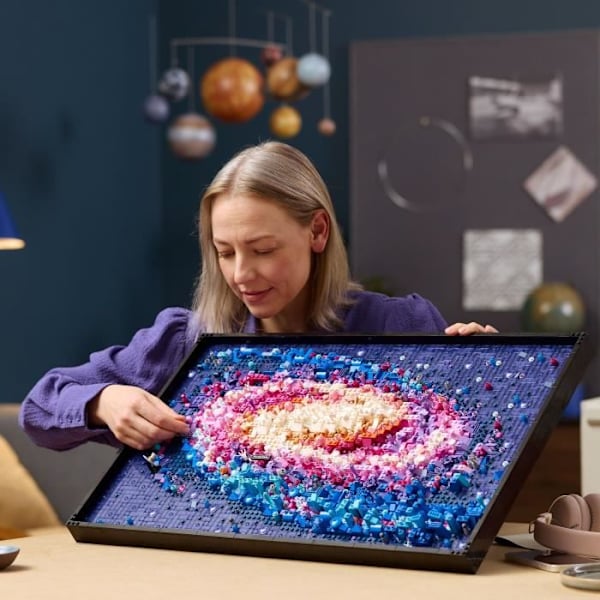 LEGO® Art 31212 Vintergatan - Väggdekoration och kreativt byggset Mörkblå